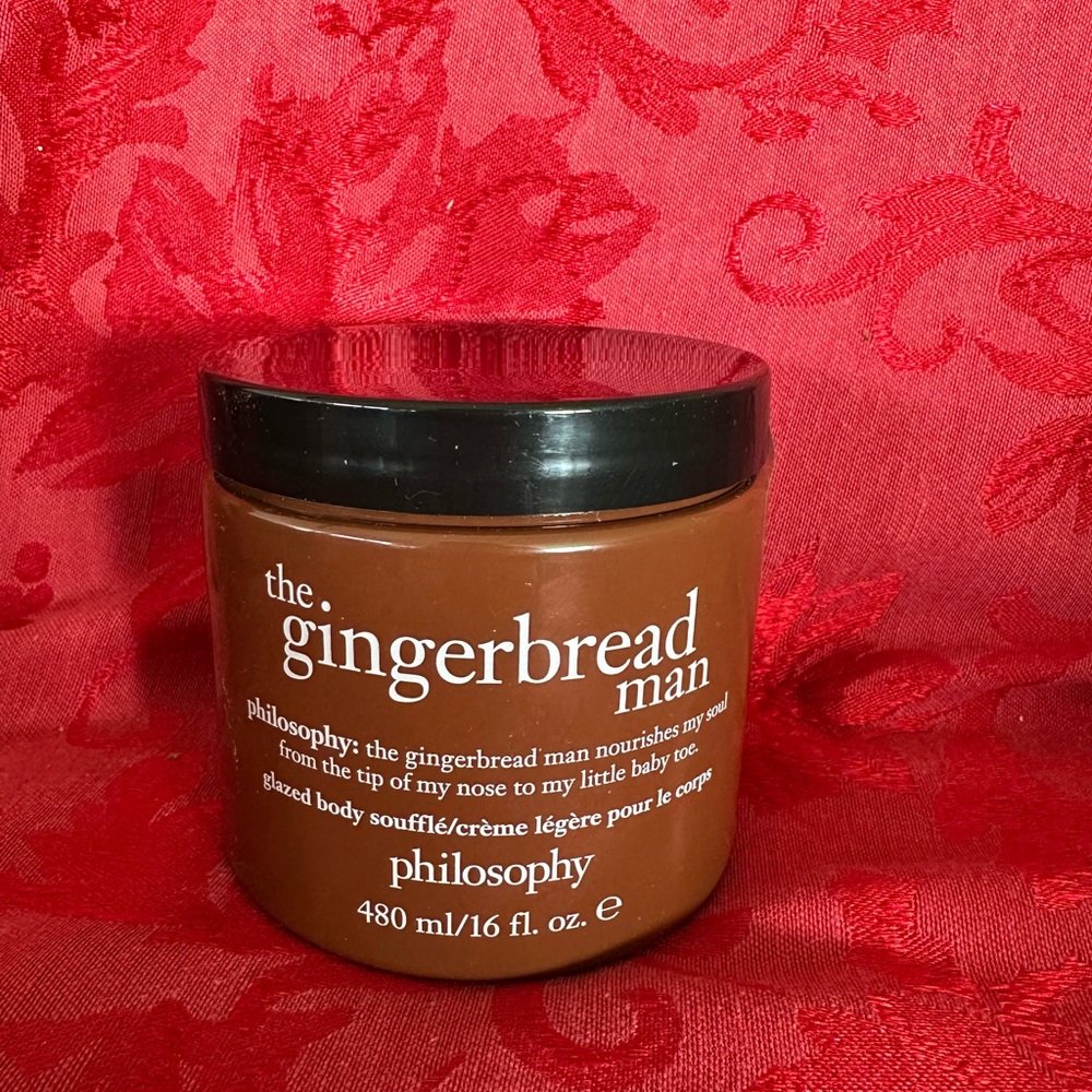 16 oz Philosophy Gingerbread Man Glazed Body Soufflé
